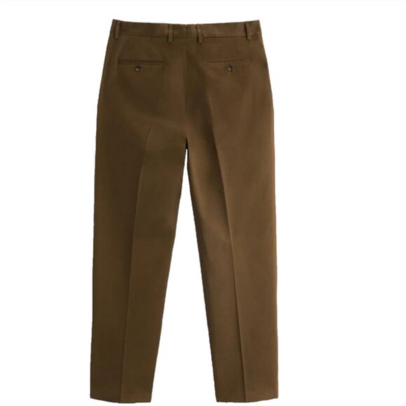 Zara Pleated Trousers Straight Leg